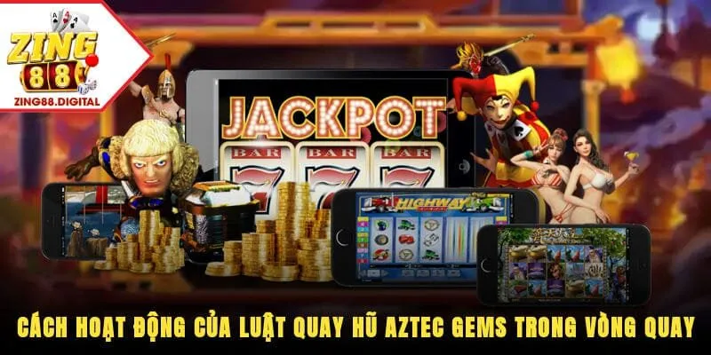 Luật quay hũ Aztec Gems